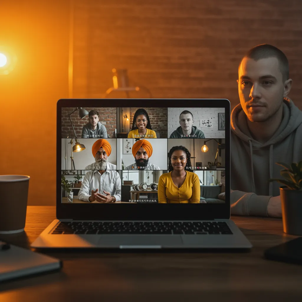Laptop with coffee