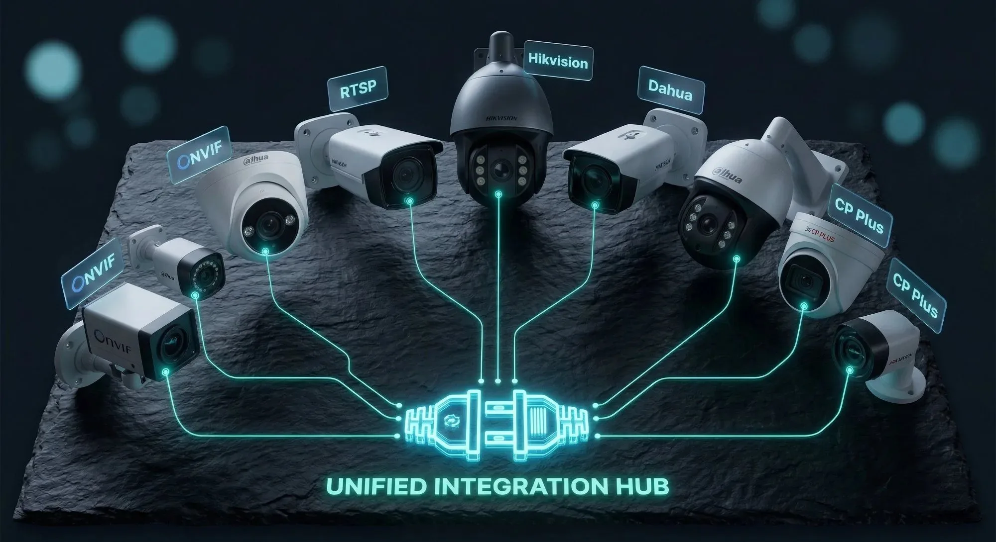 TentoVision unified integration hub cameras ONVIF RTSP Hikvision Dahua