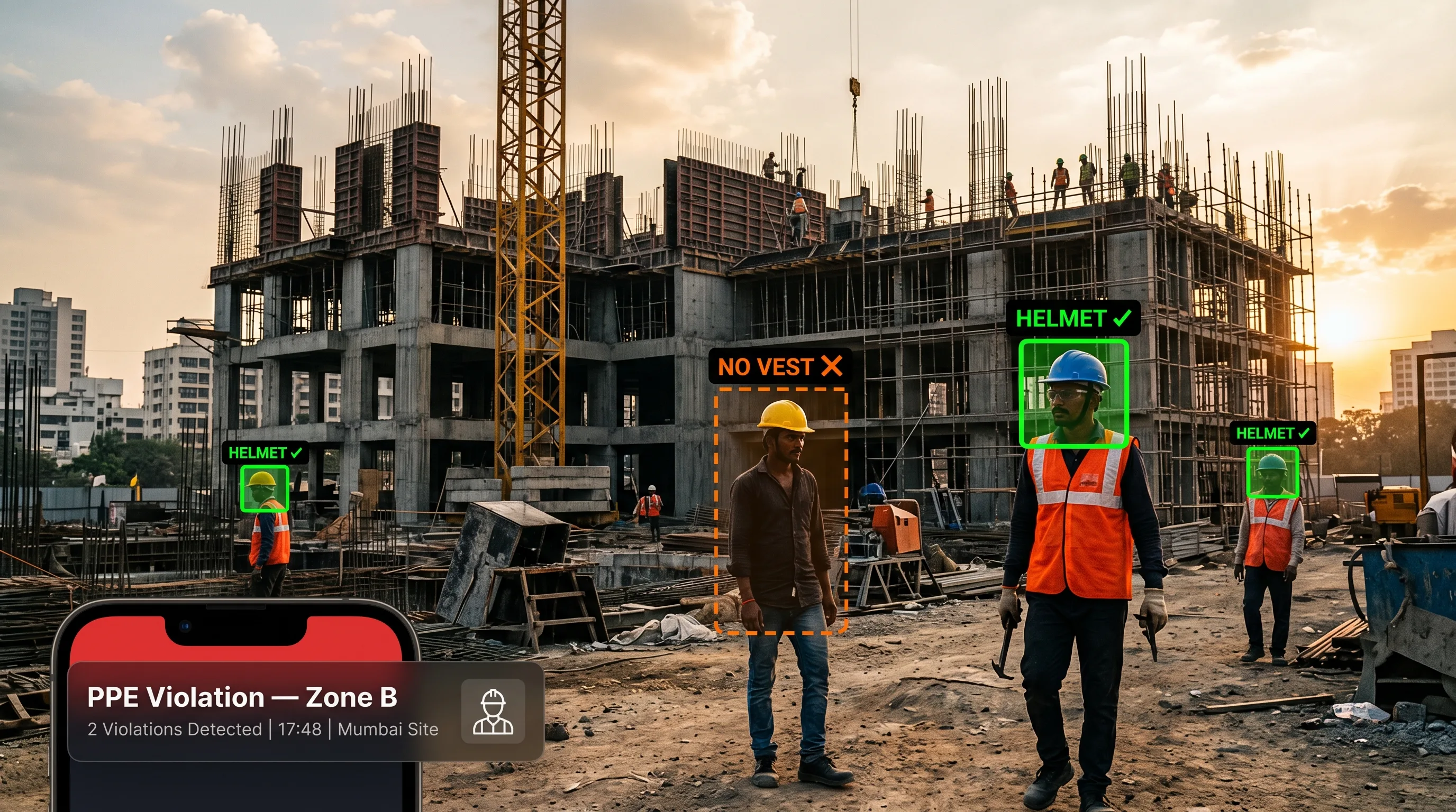 Camera Detect Ppe AI PPE Detection System | Real-Time CCTV Monitoring — Tentosoft
